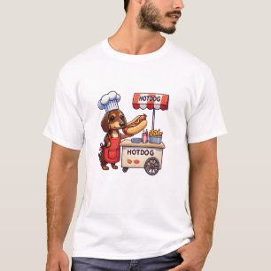 Camiseta Funny Dachshund Perro Weiner Sausage Hotdog Sandwi