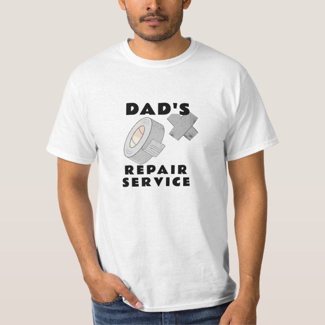 Camiseta Funny Dad Accident Prone Handyman Personalizado Te (Anverso)