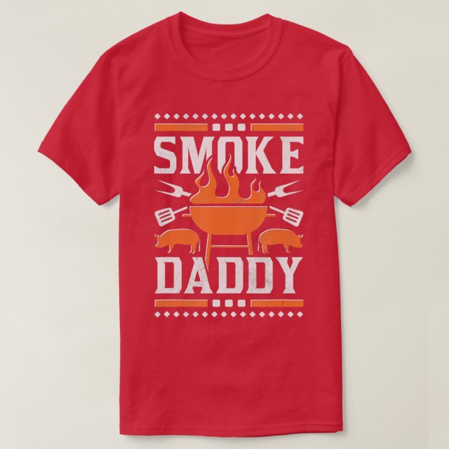 Camiseta Funny Dad BBQ (Diseño del anverso)