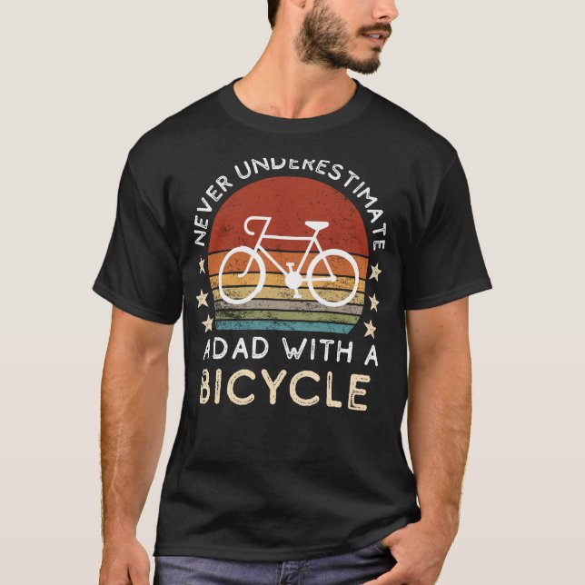 Camiseta Funny Dad Bicycle Tee - Poder Pedal y Chistes de p (Anverso)