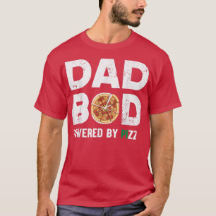 Camiseta Funny Dad Bod  Dad Bod Powered By Pizza Fathers Da