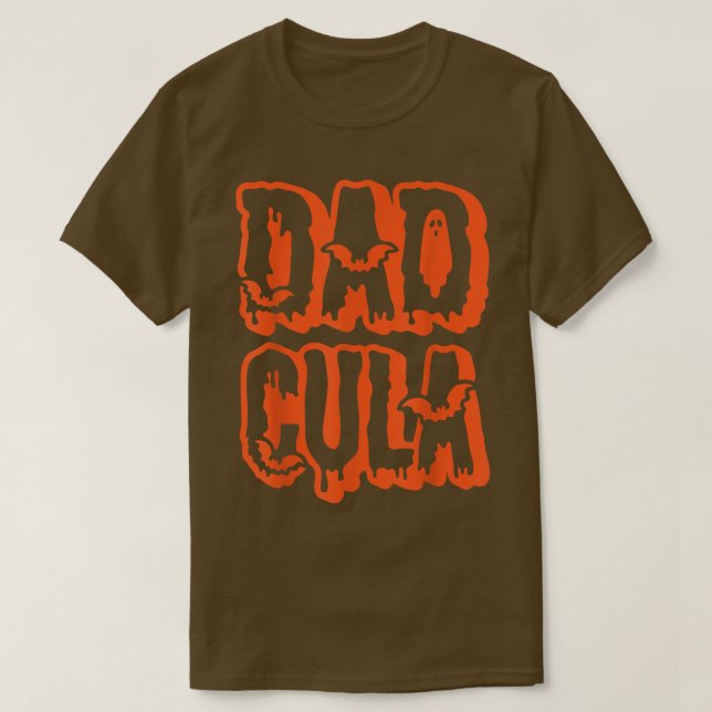 Camiseta Funny Dad Daddy Dracula Monster Costume Halloween (Diseño del anverso)