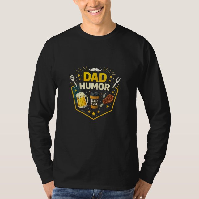 Camiseta Funny Dad Humor Graphic – Cool Dad BBQ Beer Coffee (Anverso)
