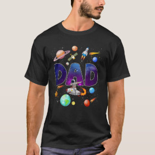 Camiseta Funny Dad Solar System Planea el espacio exterior