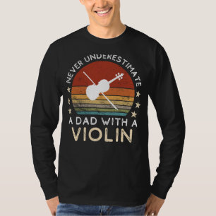 Camiseta Funny Dad Violin Tee - Dads String Serenade & Laug