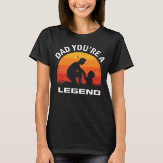 Camiseta Funny Dad You’re A Legend Vintage Sunset