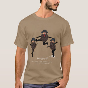 Camiseta FUNNY Dancing RABBI personalizado con texto