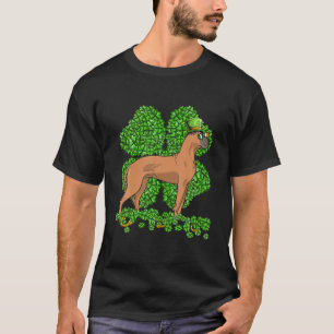 Camiseta Funny Dane Dog Shamrock St Patricks Day