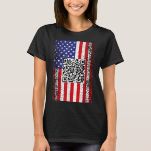 Camiseta Funny danza del presidente Qr Trump Code