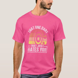 Camiseta Funny Darts Player 180 Que Un Dart Que Solo Gorra