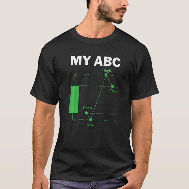 Camiseta Funny Day Trading Quote My ABC Stockbroker Market  (Anverso)