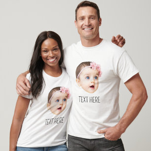 Camiseta Funny de foto cara personalizada