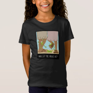 Camiseta FUNNY de la Pascua que dejó a las ranas afuera la 