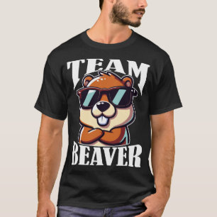 Camiseta Funny de Team Beaver