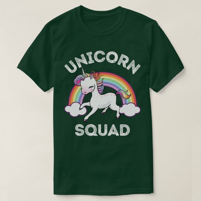 Camiseta Funny de Unicorn Squad (Diseño del anverso)