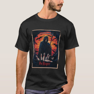 Camiseta Funny Death Bowling Grim Reaper Bowler Regalos Hom