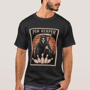 Camiseta Funny Death Bowling Grim Reaper Bowler Regalos Hom