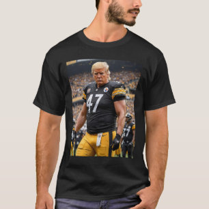 Camiseta Funny del jugador de fútbol de Fittsburgh de Trump