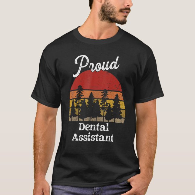 Camiseta Funny Dental Assistant Shirts Job Title Profession (Anverso)