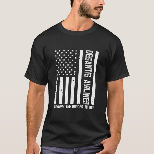 Camiseta Funny Desantis Airlines 2022 (Anverso)