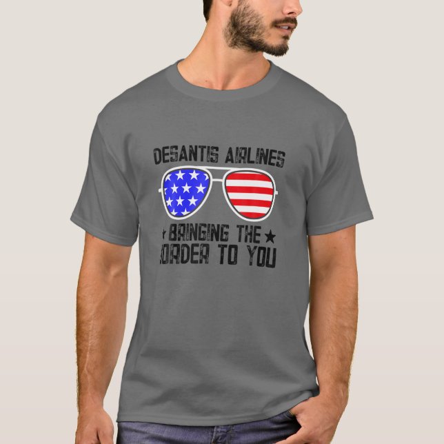 Camiseta Funny Desantis Airlines 2022 (Anverso)