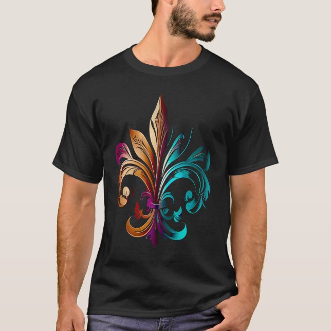 Camiseta Funny desfile del Carnaval de Mardi Gras con fiest (Anverso)