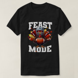 Camiseta Funny Design Turkey Feast Mode Fall Men Women kids