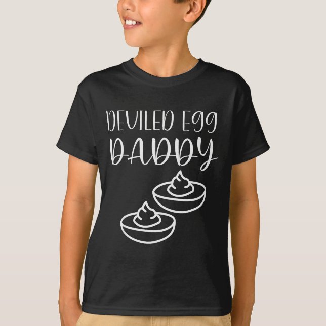Camiseta Funny Deviled Egg Daddy  (Anverso)