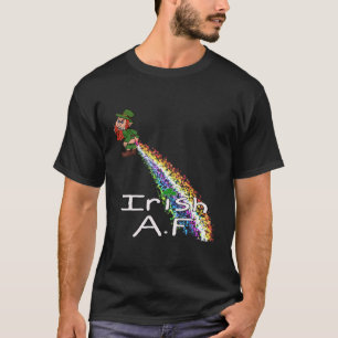 Camiseta Funny Día de San Patty Irlandés Af Leprechaun Fart