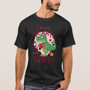 Camiseta Funny Día de San Valentín Trex Dinosaur Día de San