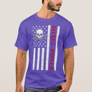 Camiseta Funny Diesel Mechanic Motorcycle American Diesel