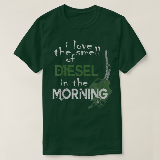 Camiseta Funny Diesel Truck Driver  (Diseño del anverso)
