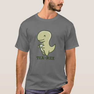 Camiseta Funny Dinosaur Tea Fiesta Vintage Tea Rex