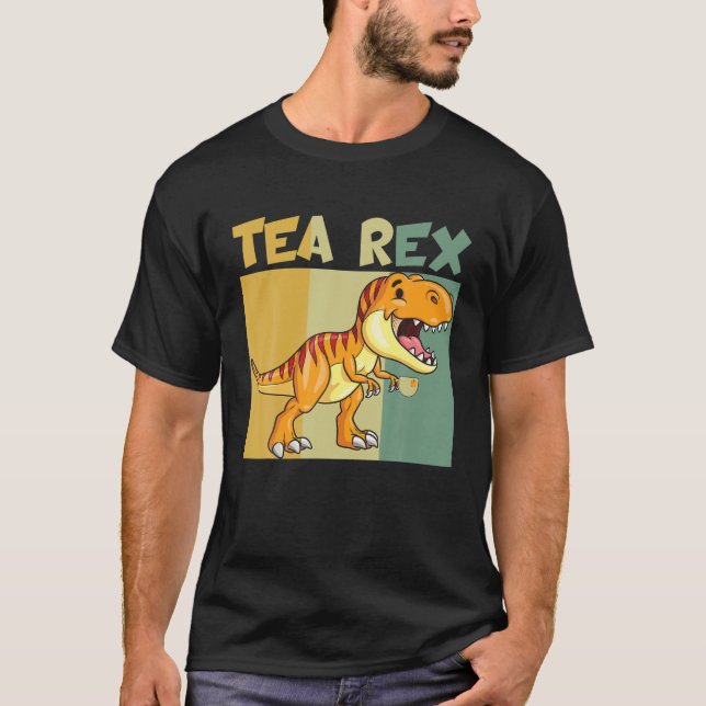 Camiseta Funny Dinosaur Tea Rex (Anverso)