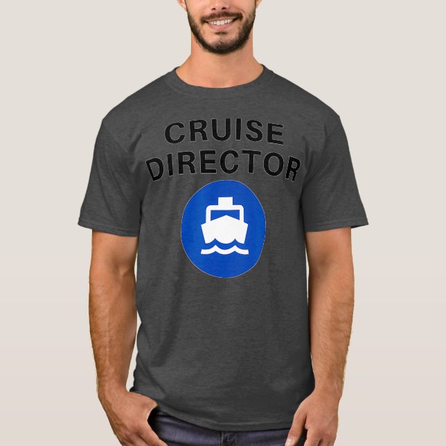 Camiseta Funny Director de crucero (Anverso)