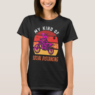 Camiseta Funny Dirt Bicicleta Carreras Motocross Chica Lo