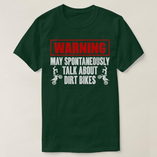 Camiseta Funny Dirt Bike (Diseño del anverso)