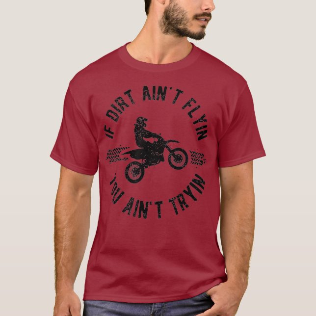 Camiseta Funny Dirt Bike Accessories MX Tiro (Anverso)