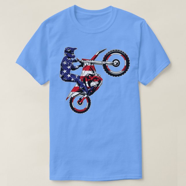 Camiseta Funny Dirt Bike Art Hombres Motociclismo Dirtbike (Diseño del anverso)