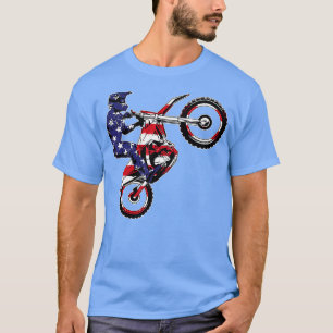 Camiseta Funny Dirt Bike Art Hombres Motociclismo Dirtbike