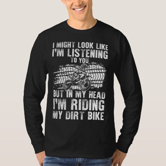 Camiseta Funny Dirt Bike Art Para Hombres Motocicleta Dirtb (Anverso)