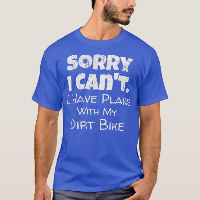 Camiseta Funny Dirt Bike Cita Motocross Carreras (Anverso)