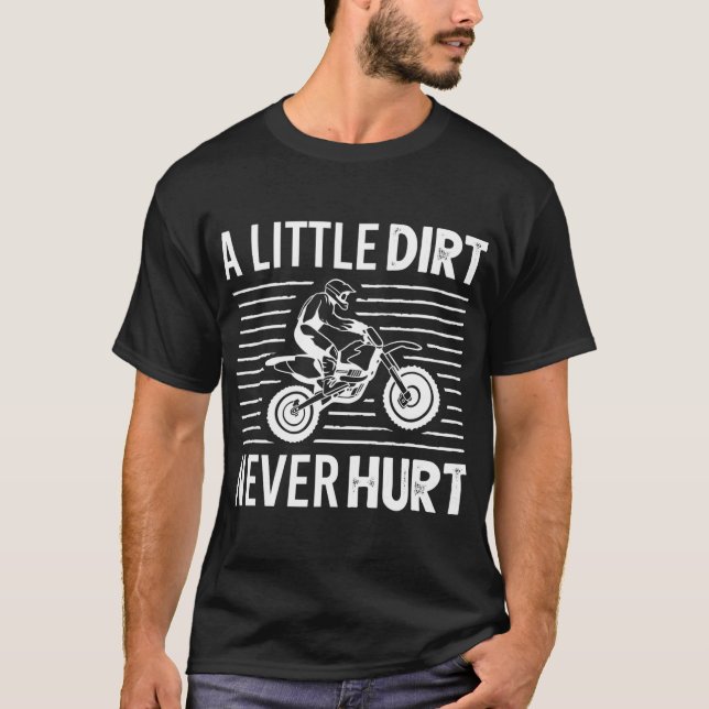 Camiseta Funny Dirt Bike Design Para Niños Chicas Motorbi (Anverso)