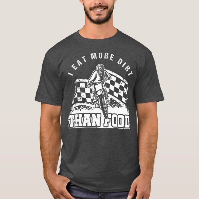 Camiseta Funny Dirt Bike Racer Motocross Biker Rider I (Anverso)