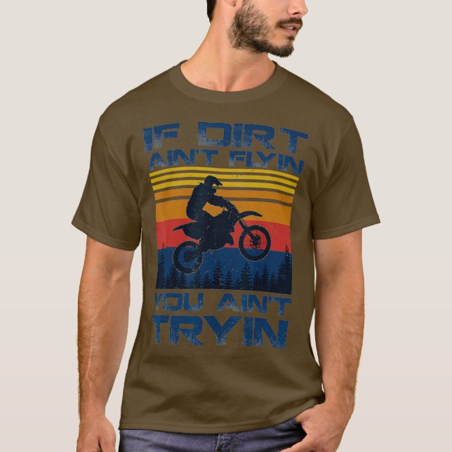 Camiseta Funny Dirt Bike Rider Tees Gift Supercross MX (Anverso)