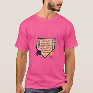 Camiseta Funny Diseño De Hermanas De Softball Para Aficiona