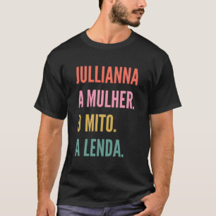 Camiseta Funny Diseño de Nombre Portugués - Jullianna