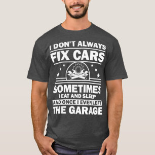 Camiseta Funny Diseño Mecánico De Automóviles Para Hombres 