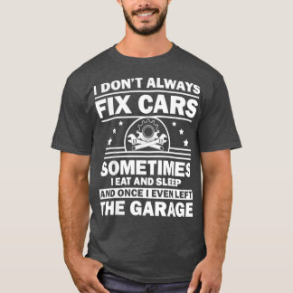 Camiseta Funny Diseño Mecánico De Automóviles Para Hombres