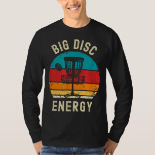 Camiseta Funny Disk Golf Big Disk Energy Frisbee Golfer Gif